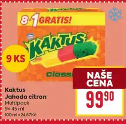 Billa Kaktus jahoda citron nabídka