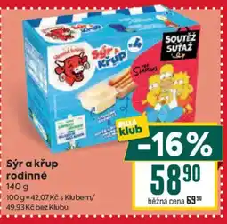 Billa Sýr a křup rodinné nabídka