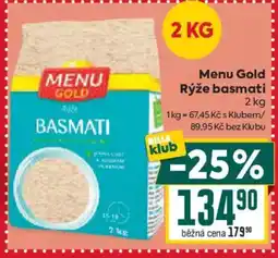 Billa Menu Gold Rýže basmati nabídka