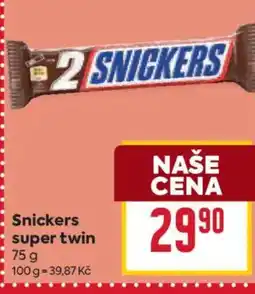 Billa Snickers super twin nabídka