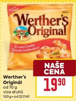Billa Werther's Original nabídka