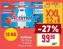 Billa Actimel nabídka