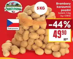 Billa Česká Farma brambory konzumní pozdní nabídka