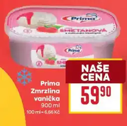 Billa Prima Zmrzlina vanička nabídka
