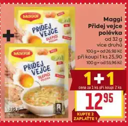 Billa Maggi přidej vejce polévka nabídka
