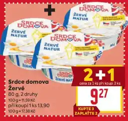 Billa Srdce domova Žervé nabídka