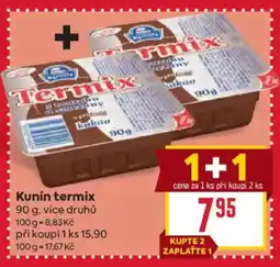 Billa Kunín termix nabídka