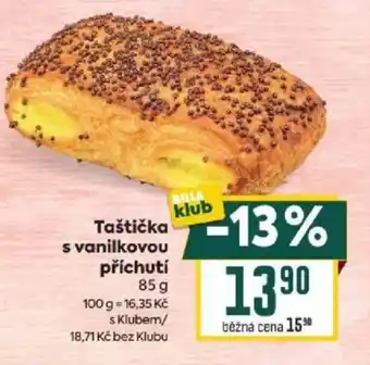 Billa klub taštička s vanilkovou příchutí