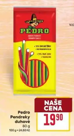 Billa Pedro Pendreky duhové nabídka