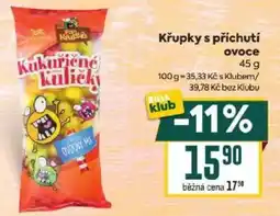 Billa Pan Krupka Kukuričné kuličky ovoce nabídka