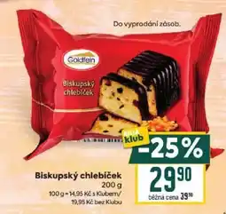 Billa Goldfein biskupský chlebíček nabídka