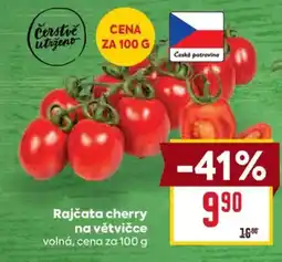 Billa Česká potravina rajčata cherry na větvičce nabídka
