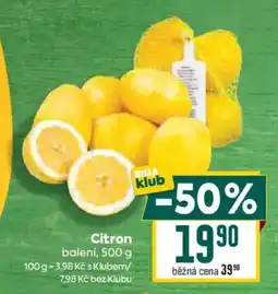 Billa Billa klub Citron nabídka