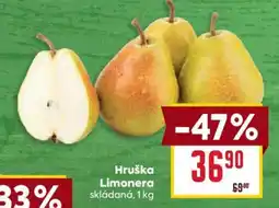 Billa Hruška Limonera nabídka