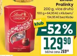 Billa Lindt Lindor Pralinky nabídka