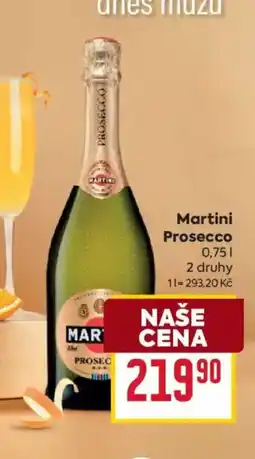 Billa Martini Prosecco nabídka