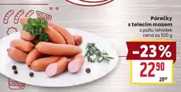 Billa Párečky s telecím masem nabídka
