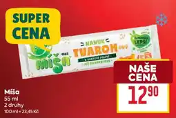 Billa Míša tvarohový nabídka