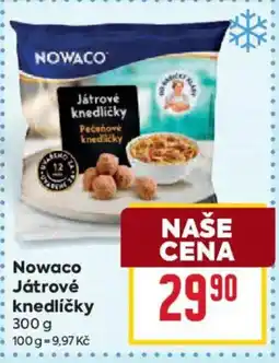 Billa Nowaco Játrové knedlíčky nabídka