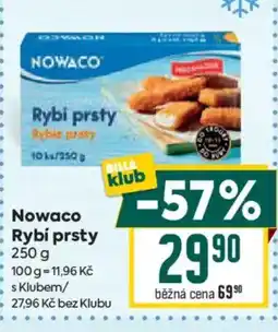 Billa Nowaco Rybí prsty nabídka