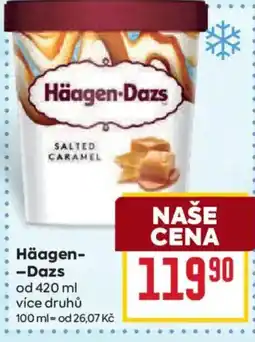 Billa Häagen-Dazs salted caramel nabídka