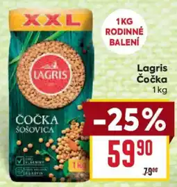 Billa Lagris čočka šošovica nabídka