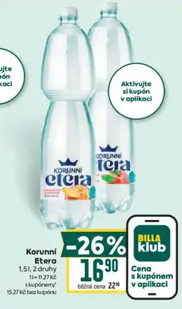 Billa Korunní Etera nabídka