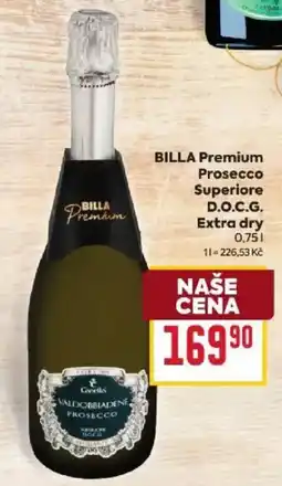 Billa Billa premium prosecco superiore d.o.c.g. extra dry nabídka