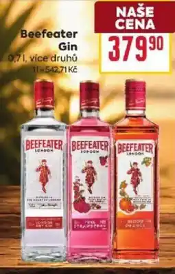 Billa Beefeater Gin nabídka