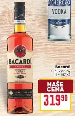 Billa Bacardi spiced nabídka