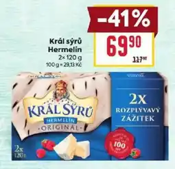 Billa Král sýrů Hermelin nabídka