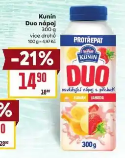 Billa Kunin duo nápoj nabídka