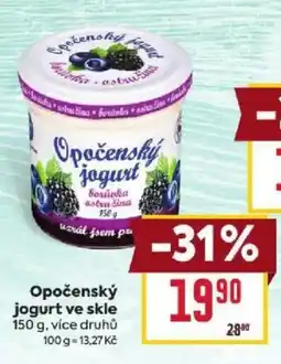 Billa Opočenský jogurt nabídka