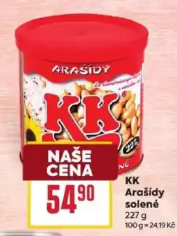 Billa Kk Arašidy solené nabídka