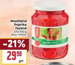 Billa Machland paprika řezaná nabídka
