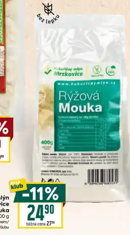 Billa Mrzkovice Rýžová Mouka nabídka