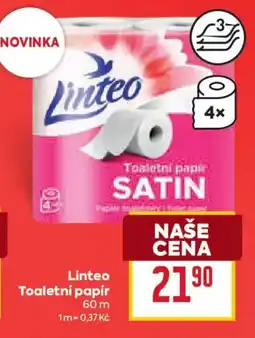 Billa Linteo toaletní papír satín nabídka