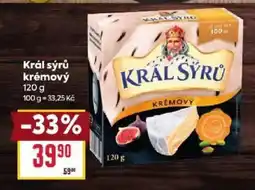 Billa Král sýrů krémový nabídka