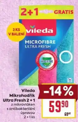 Billa Vileda Mikrohadřík Ultra Fresh nabídka