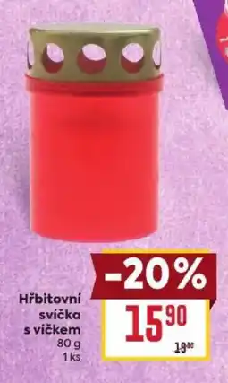 Billa Hřbitovní svíčka s víčkem nabídka