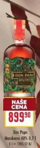 Billa Don Papa Masskarra nabídka