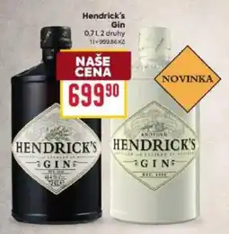 Billa Hendrick's Gin nabídka