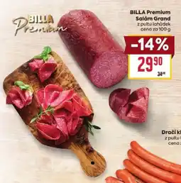 Billa BillA Premium Salám Grand nabídka