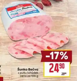 Billa Bečva šunka nabídka