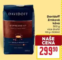 Billa Davidoff zrnková káva nabídka