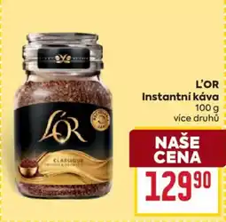 Billa L'OR instantní káva nabídka
