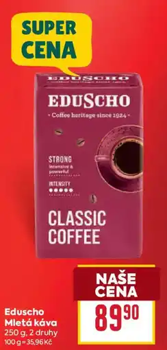 Billa Eduscho mletá káva nabídka