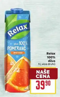 Billa Relax 100% džus pomeranč nabídka