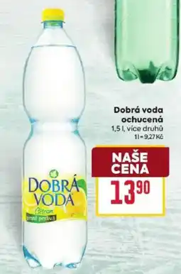 Billa Dobrá voda ochucená nabídka