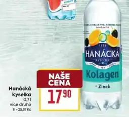 Billa Hanácká kyselka nabídka